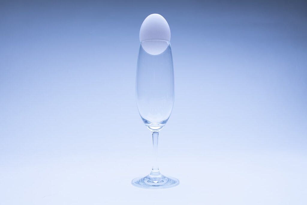 Egg and Glass photo