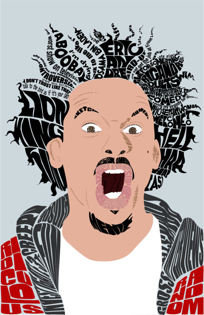 Eric Andre Type Portrait