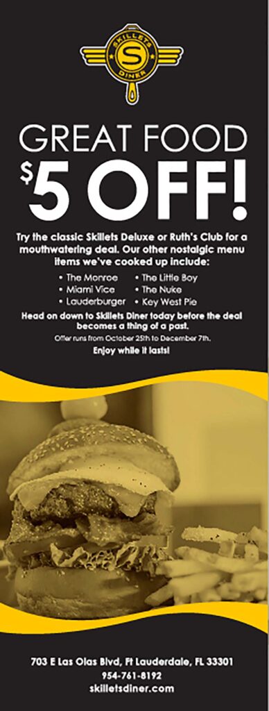 Skillets Diner, Newspaper Ad