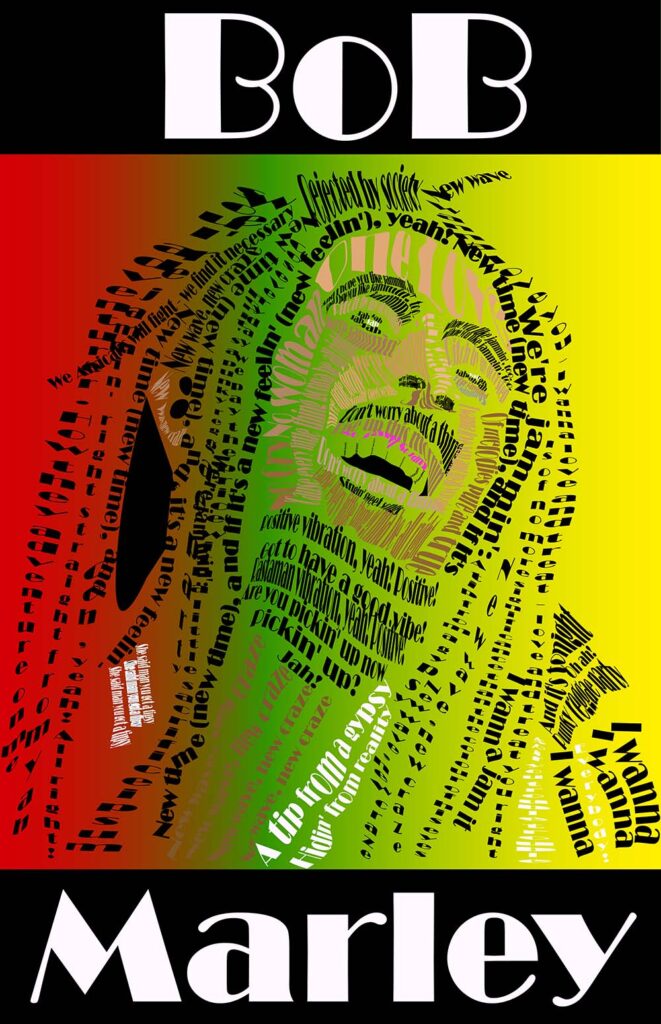 Bob Marley Type Portrait