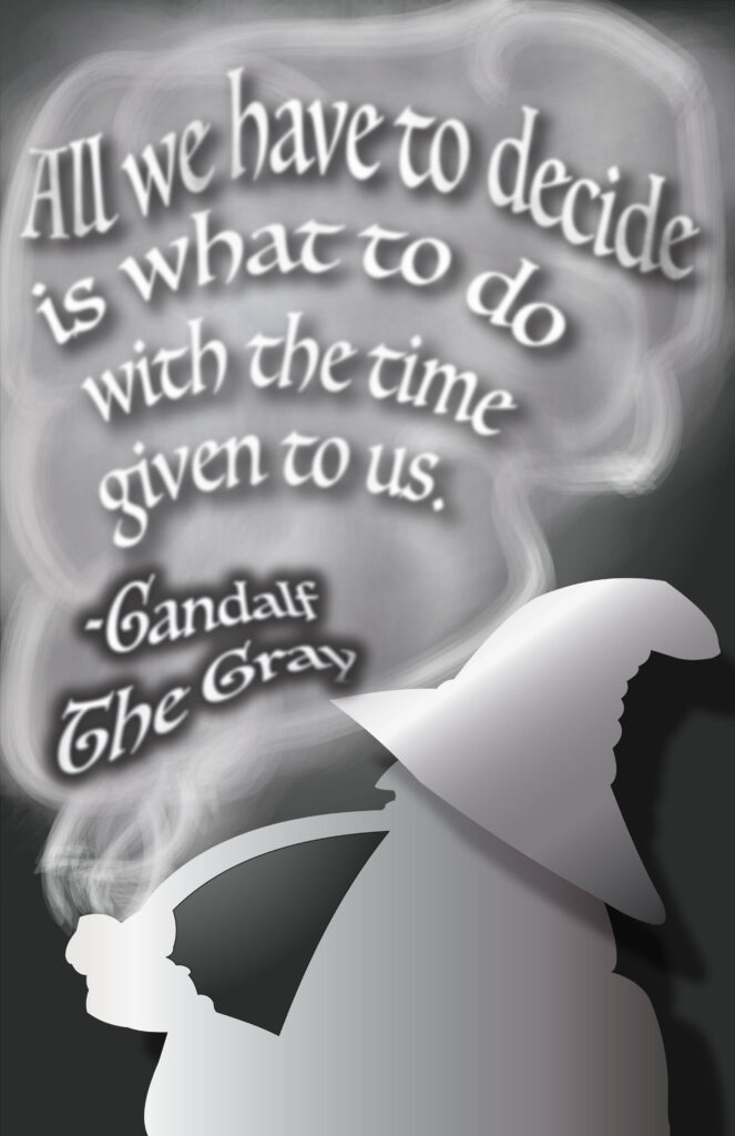 Amber King Gandalf Poster